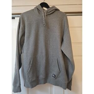 Mens Eddie Bauer Camp Fleece Hoodie Sweatshirt Tall Large TL Gray Sweater
